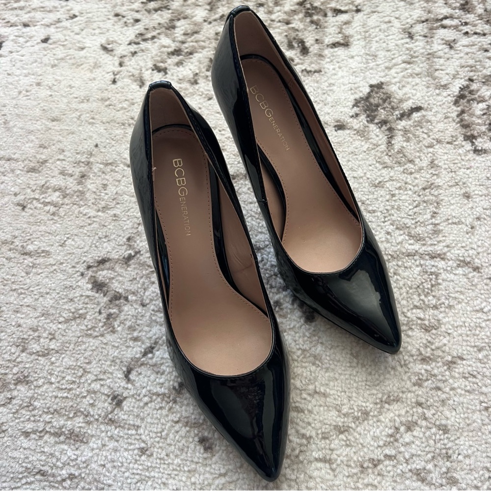 Black Pointed Toe Pumps - image 1